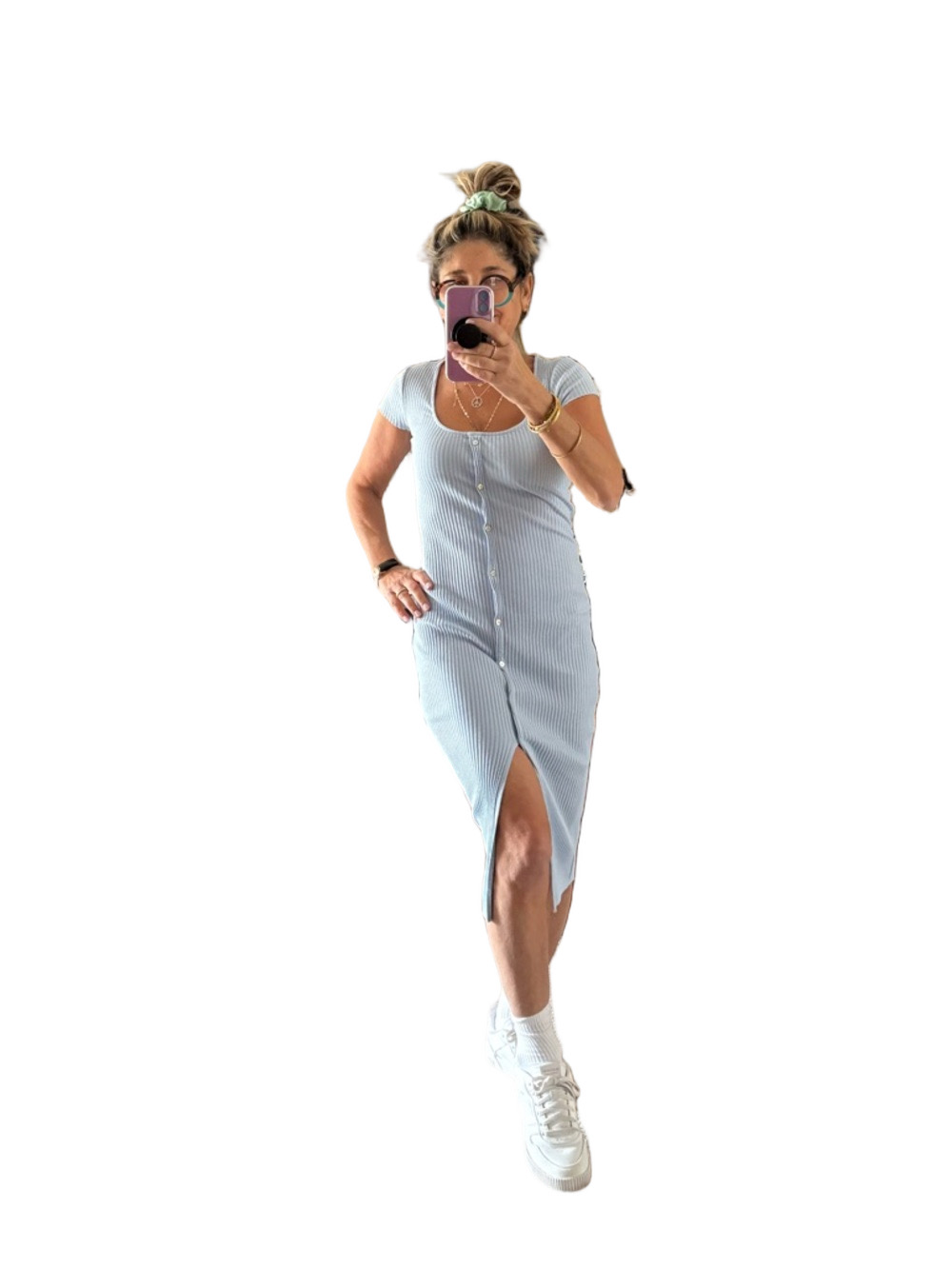 Zara rib k it midi dress